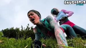 Outdoor compilation public sex anal squirt real couple in nature