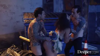 Aggressive dp behind dumpster with brooklyn gray and small hands
