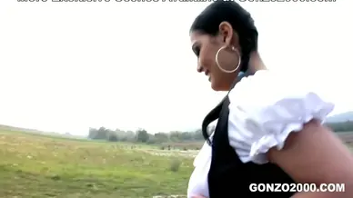 Jasmine black and freddy dalton busty peasant girl busts my nuts at