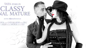 Classy milf tata with her big pussy lips goes anal